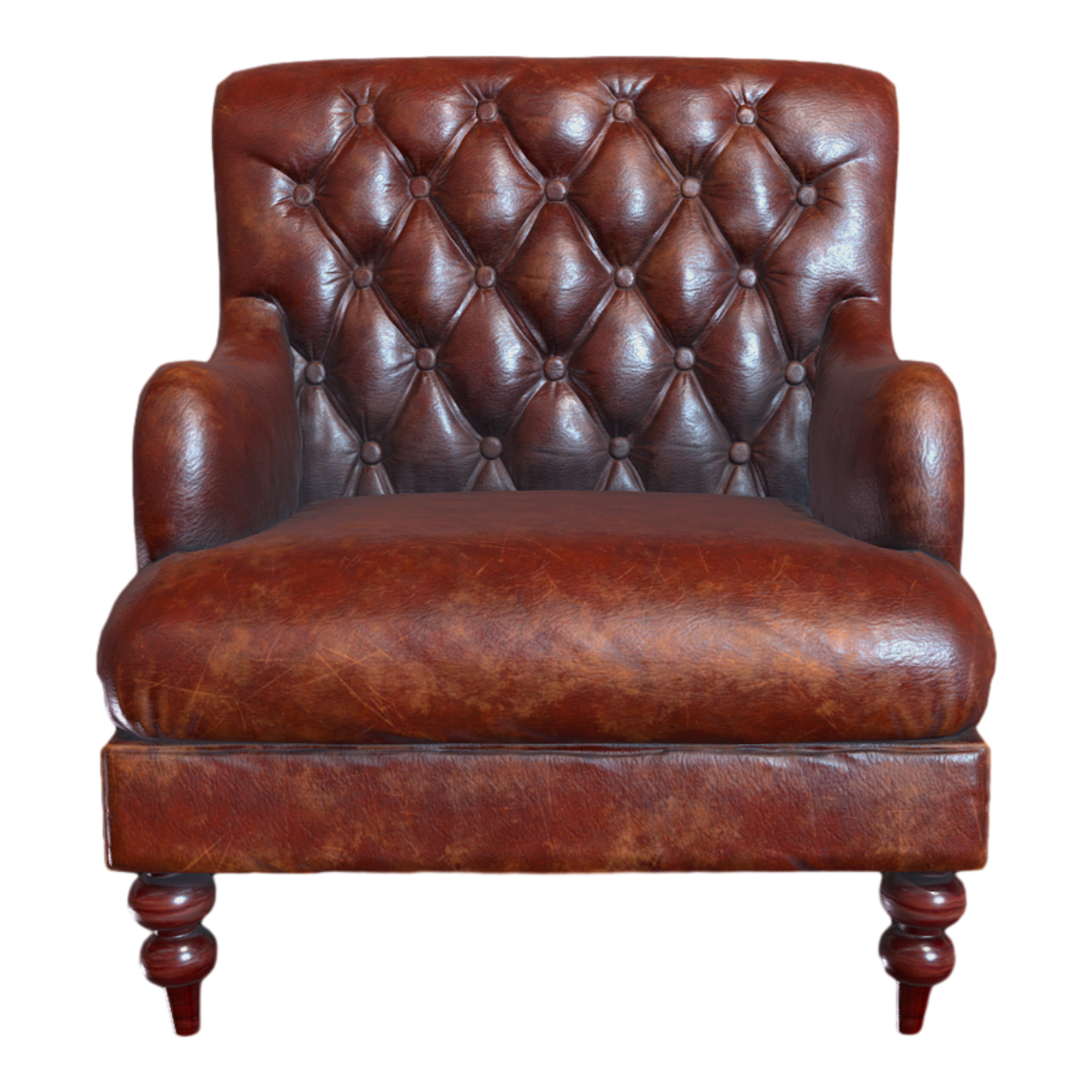 American Leather Tiger Chair Club Cafe Single Sofa