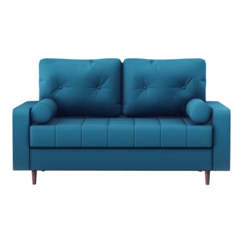 Nordic Fabric Fashion Large and Small Apartment Simple Blue Sponge Sofa