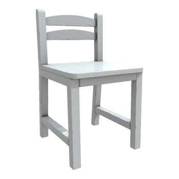 Small Chair Kindergarten White Chair Children's Writing Chair