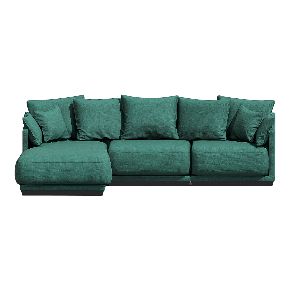 Stretch all-inclusive tea green right angle corner sofa multiplayer