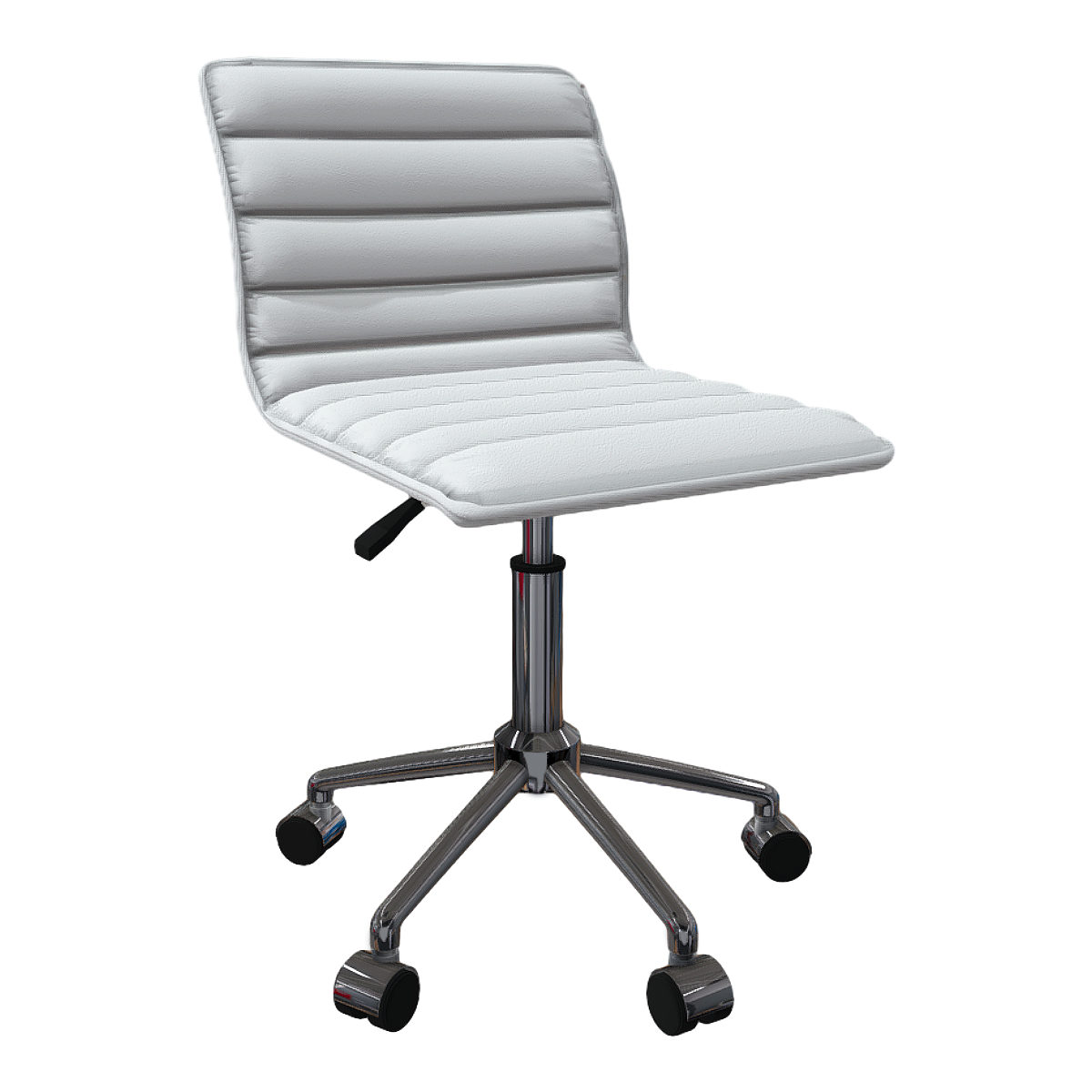 Staff Training Chair Office Chair White Leather Chair Lifting Swivel Chair Computer Chair