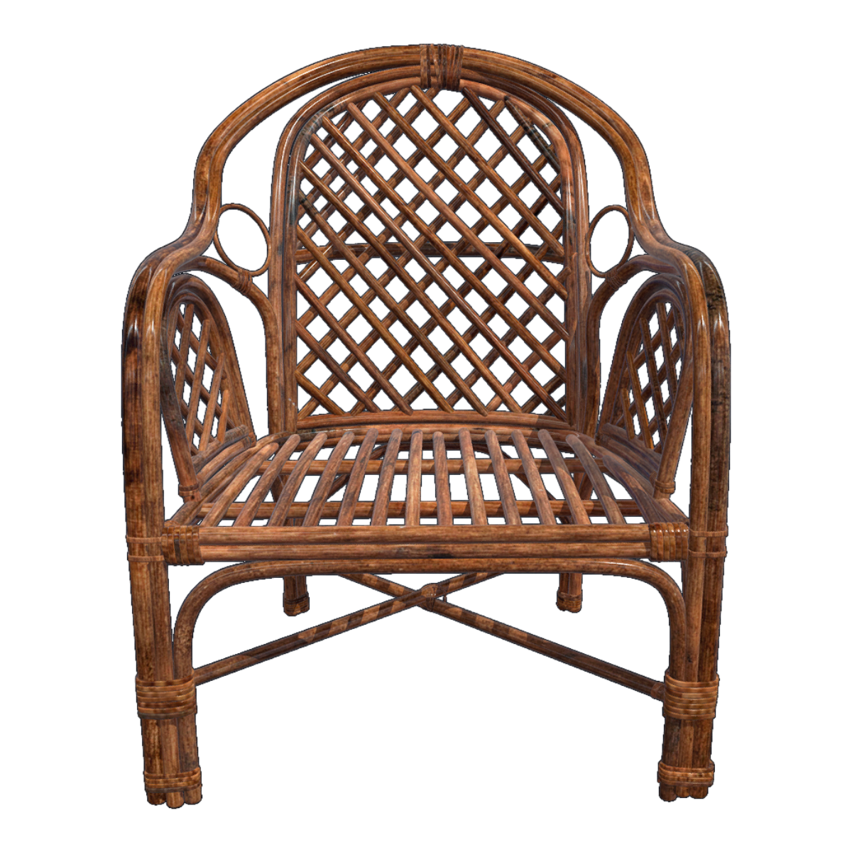 Teng Bamboo Woven Teng Chair Real Rattan Natural Rattan Chair