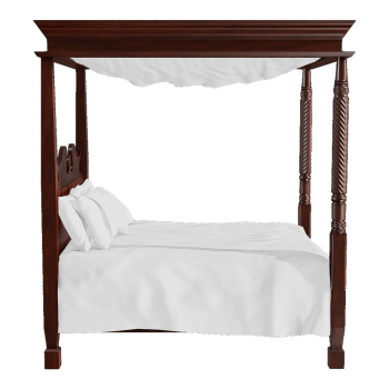 New Chinese Southeast Asian Style Four-post Bed Ming and Qing Antique Homestay Inn Bed