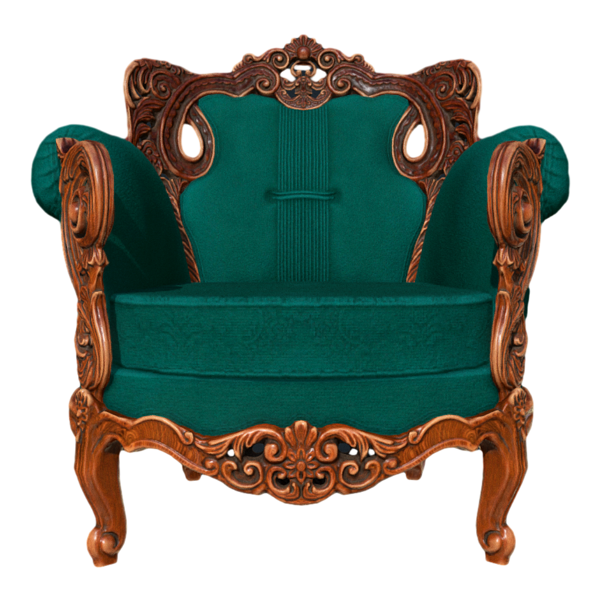 American Style Solid Wood Luxury Single Sofa Chair Tiger Chair