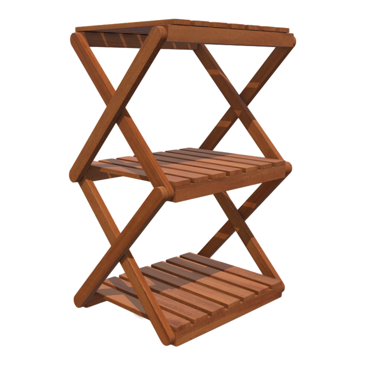 Primitive Folding Table Camping Supplies Portable Multi-Layer Storage Storage Rack