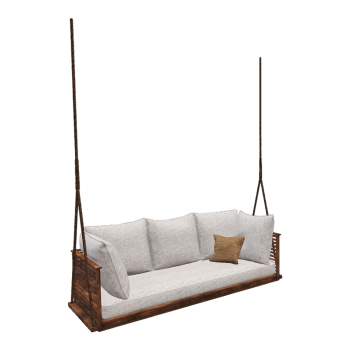 Ceiling Hanging Rope Solid Wood Sofa Technology Cloth Outdoor Hanging Rope Swing Sofa