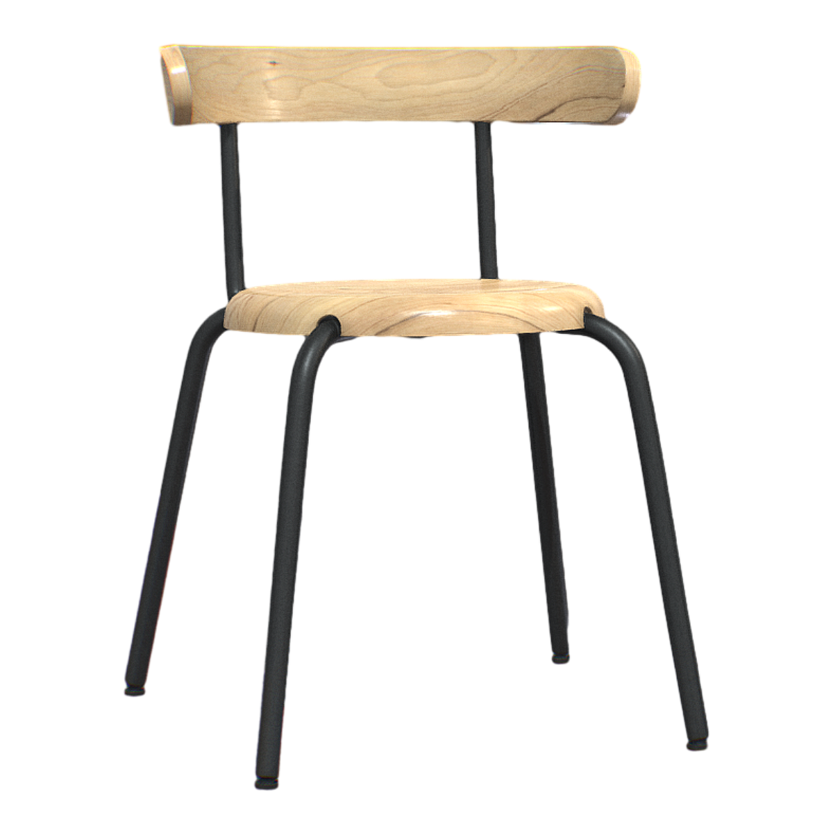 Backrest Chair Iron Desk Chair Leisure Chair Creative Dining Chair