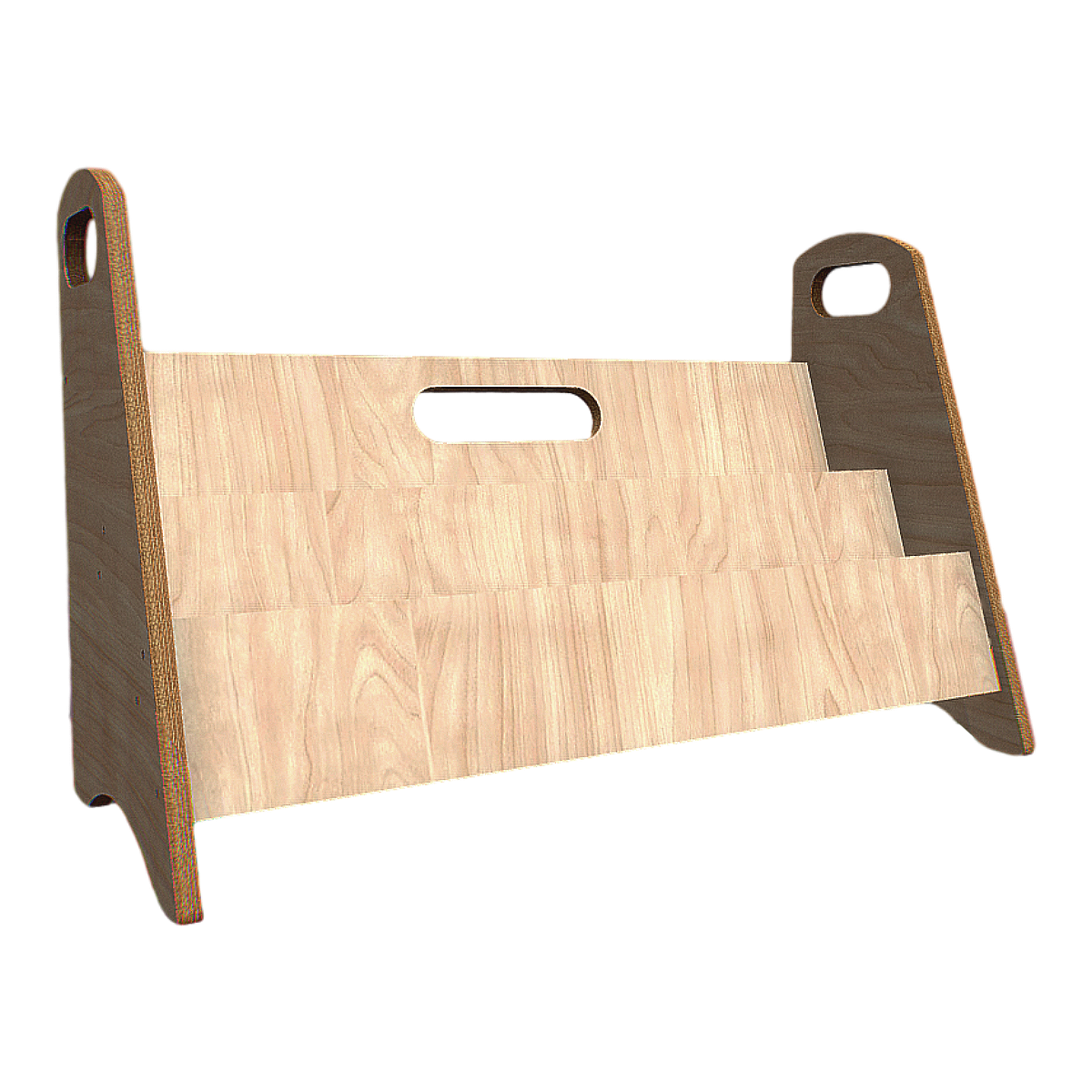 Desktop storage box storage box wooden finishing box magazine bookshelf