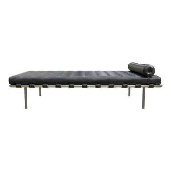 Barcelona Sofa Bed Leather Casual Recliner Single Bed