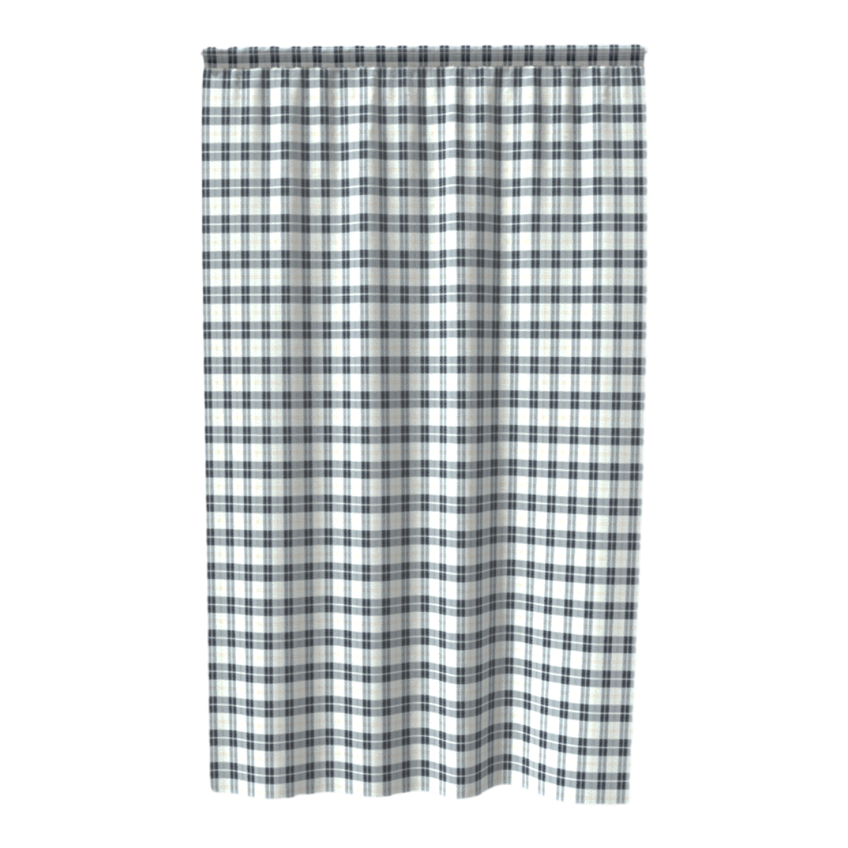 Small Curtain Cabinet Shelter Curtain Light-proof Fashion Plaid Small Cotton Door Curtain
