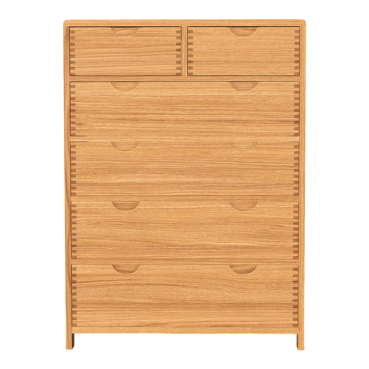 Drawers Cabinet Six Drawers Cabinet Bedroom Storage Finishing Combination Cabinet Solid Wood Bedside Table Finishing Cabinet