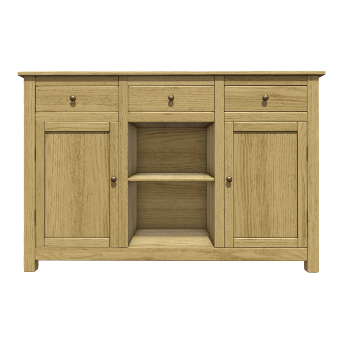 Sideboard Solid Wood Storage Cabinet Integrated Wall Multi-Layer Entrance Cabinet Storage Cabinet