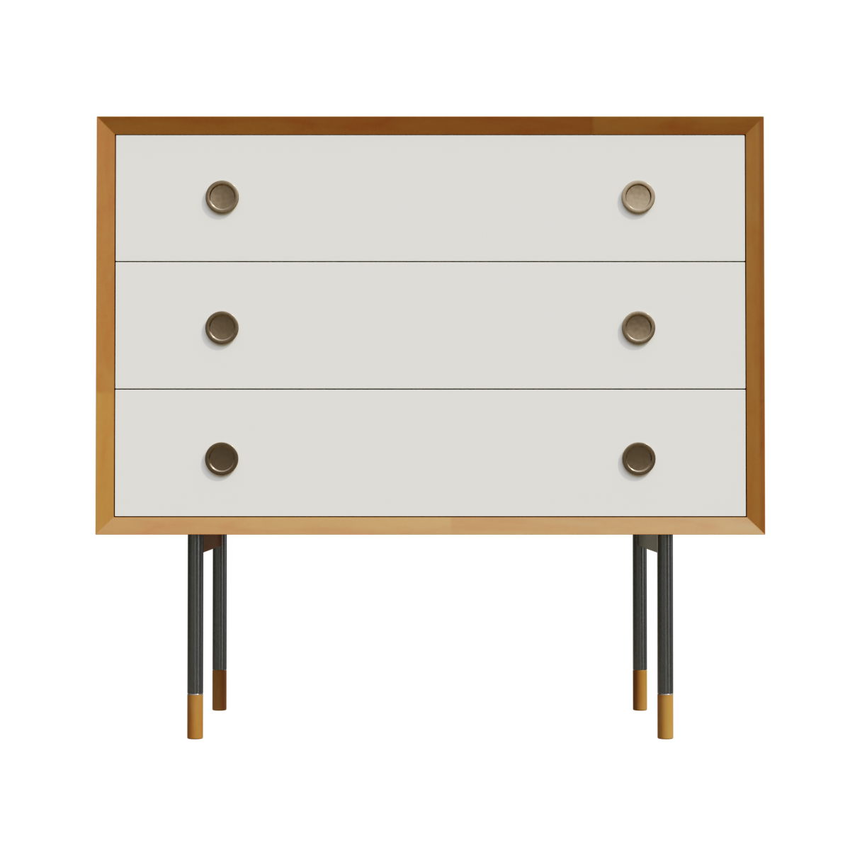 Three-drawer Cabinet Solid Wood Bucket Cabinet Creative Multi-functional Side Cabinet Entrance Cabinet Storage Cabinet Storage Cabinet