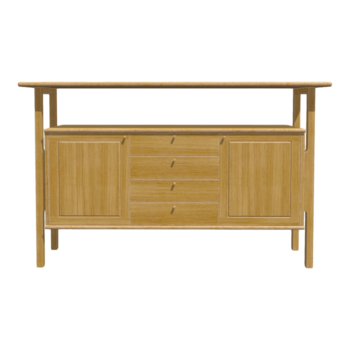 Bucket Cabinet Oak Modern Chinese Designer Practical TV Cabinet Furniture