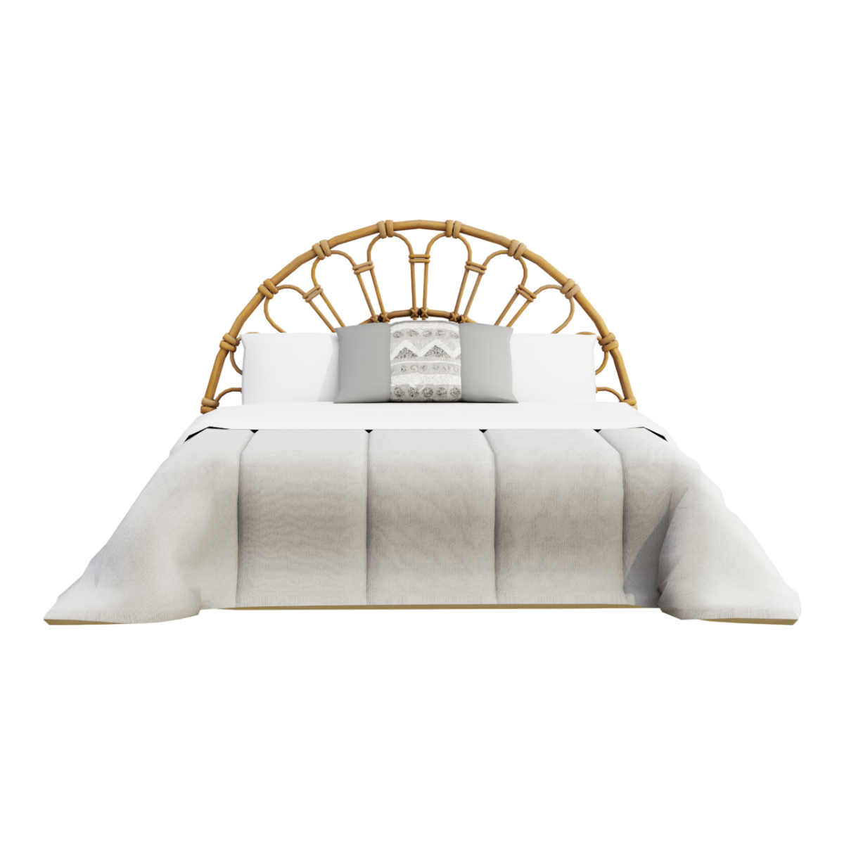 Bamboo Backrest Soft Bag Bedroom Simmons Big Bed