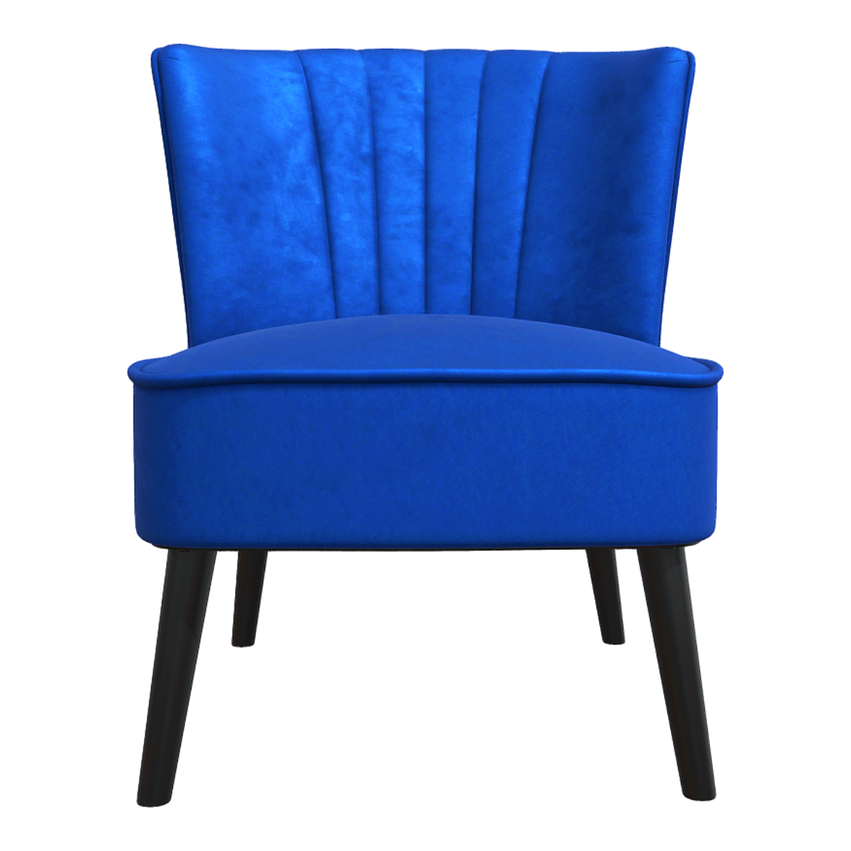 Nordic Sofa Chair Single Sofa Backrest Lazy Balcony Chair dark blue