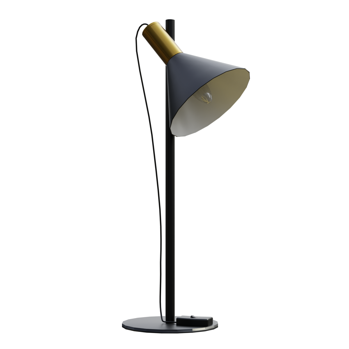Nordic Modern Industrial Style Living Room Bedroom Study Sofa Side Creative Floor Lamp Black