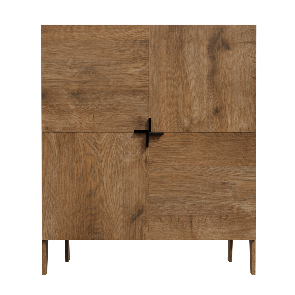 Wooden Storage Cabinet Solid Wood Storage Box Storage Cabinet Square