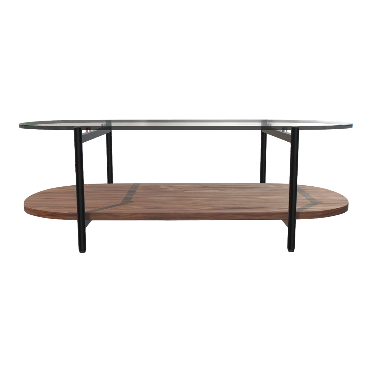 Coffee Table Small Apartment Living Room Glass Nordic Ins Stainless Steel Vintage Long Oval Tea Table