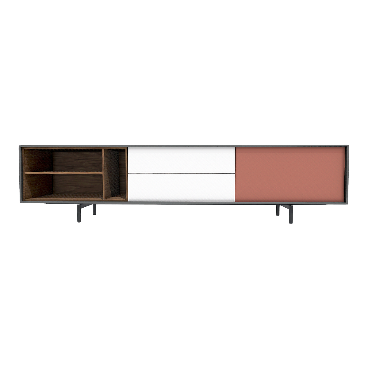 TV Cabinet Bedroom Modern Simple Nordic High Paint Villa Sideboard Cabinet Living Room Display Cabinet