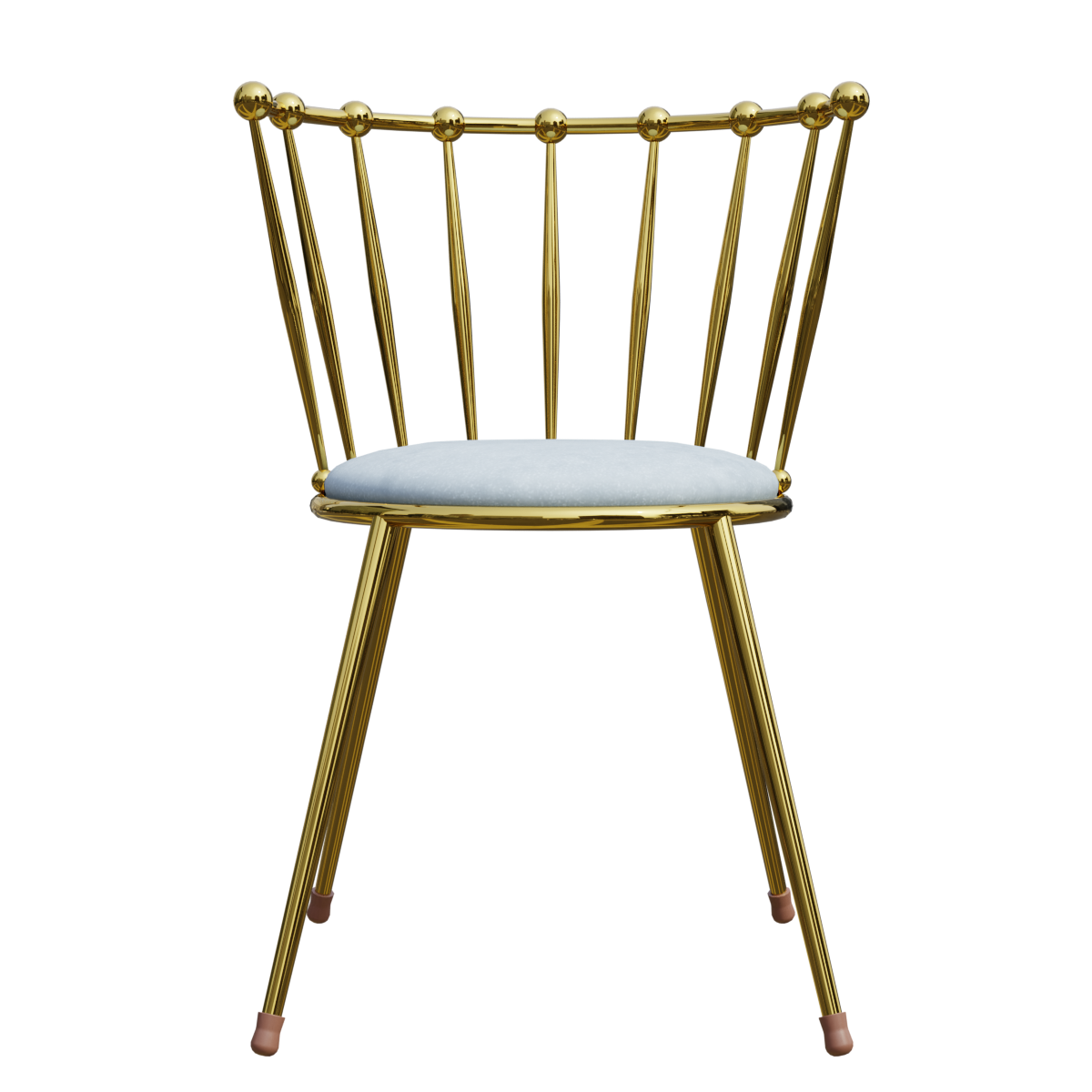 Nordic Simple Iron Golden Dining Chair Cafe Dining Chair Creative Fabric Dining Chair