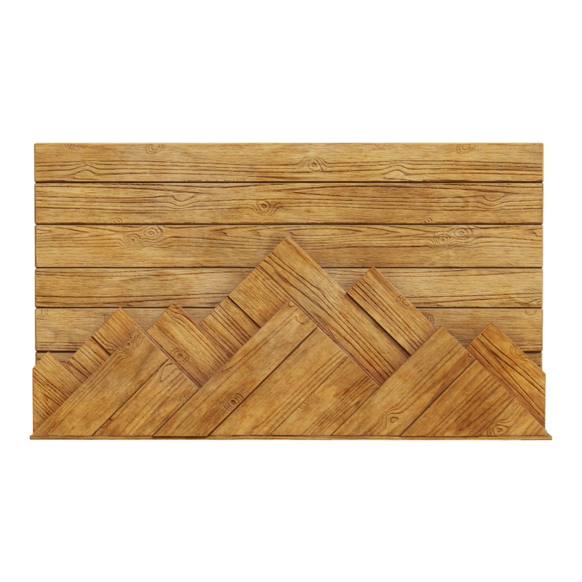 Solid board piece creative background wall decorative wall