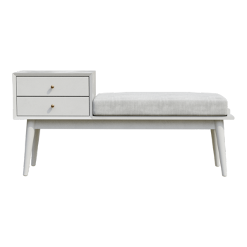 Nordic style shoe changing stool, simple solid wood drawer style storage cabinet, modern bedside shoe cabinet