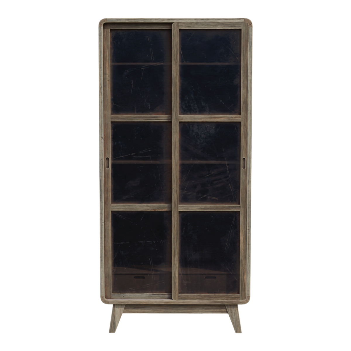 Solid wood wine cabinet, full glass door, floor to ceiling storage, living room against the wall, display cabinet, cabinet