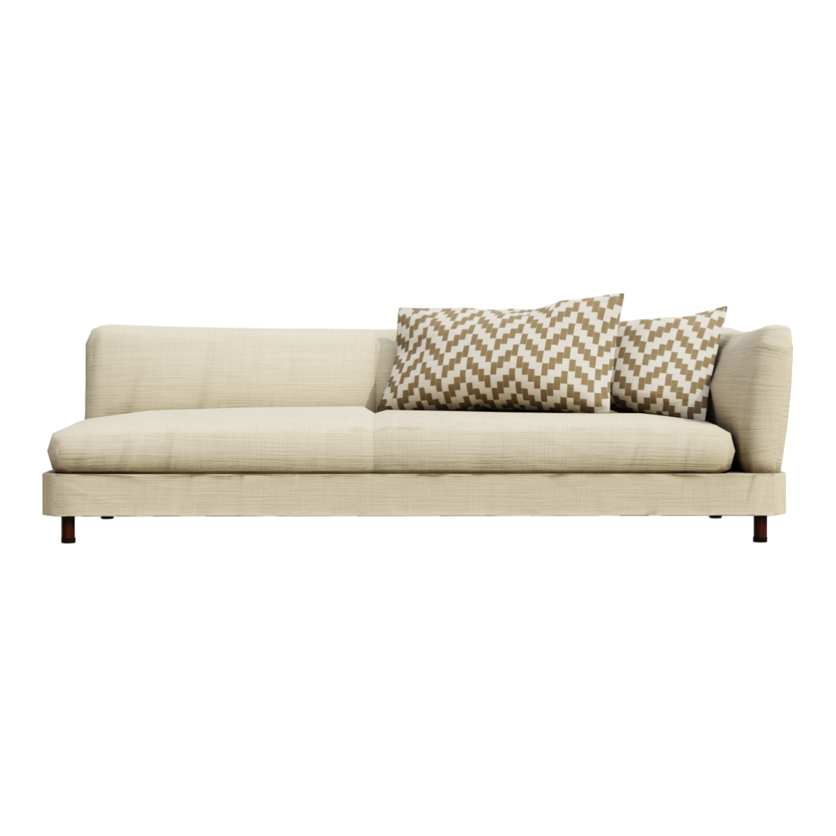 Guifei Budapest sofa beige Italian minimalist living room light luxury fabric sofa