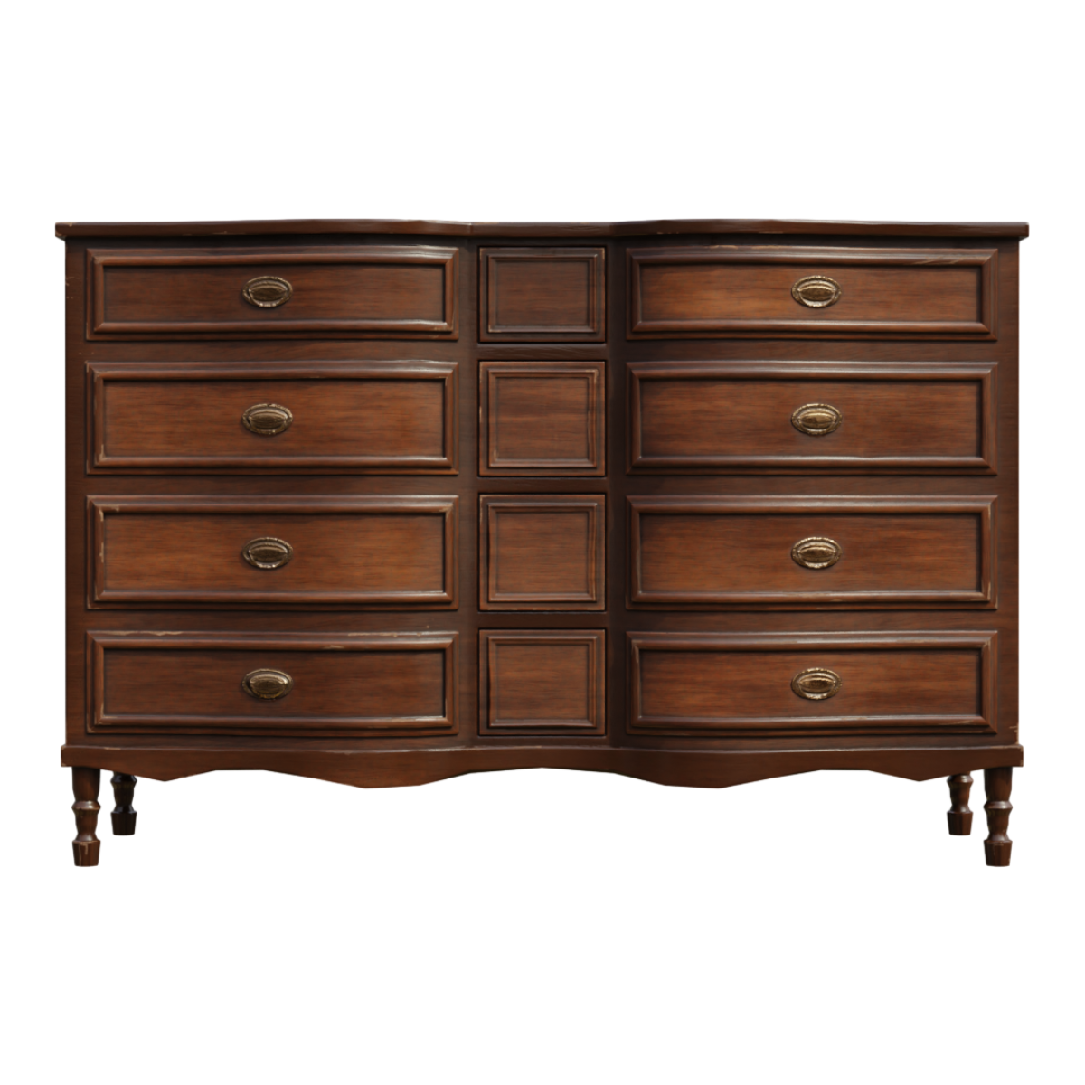 American style solid wood eight bucket cabinet, bedroom bucket cabinet, storage cabinet, living room retro drawer cabinet