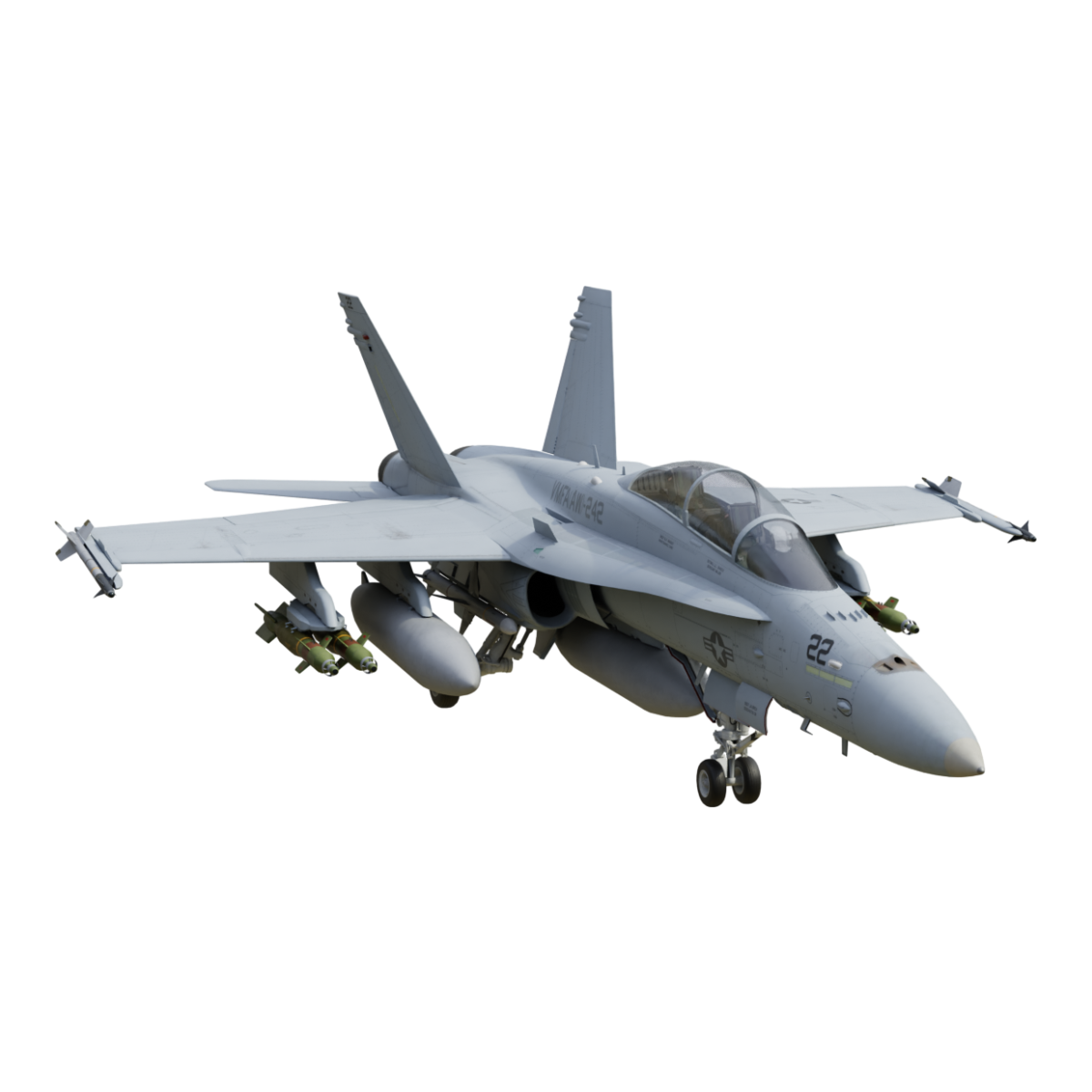 F/A-18 fighter attack aircraft