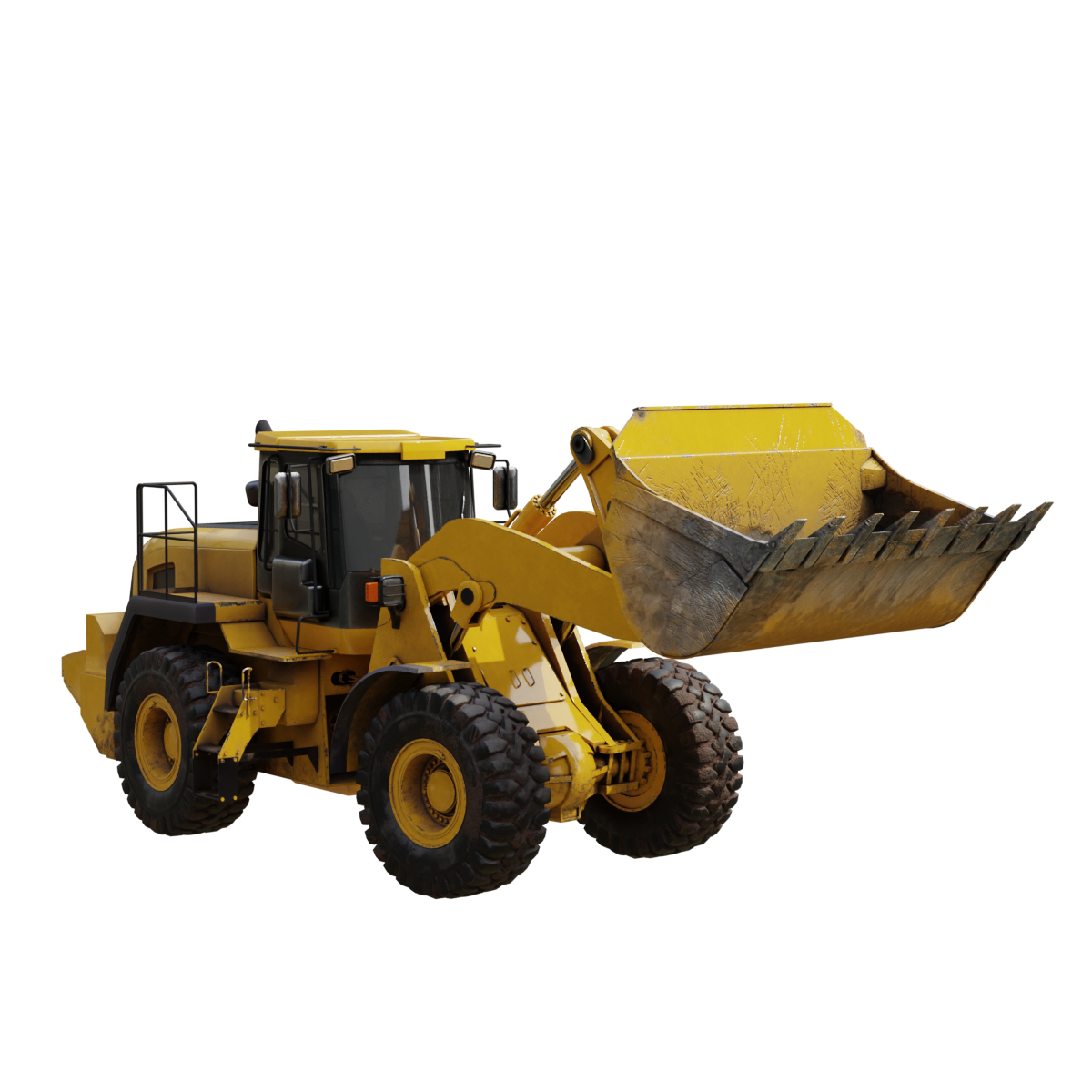 Loader four-wheel drive diesel hydraulic bulldozer construction site sand and stone shovel