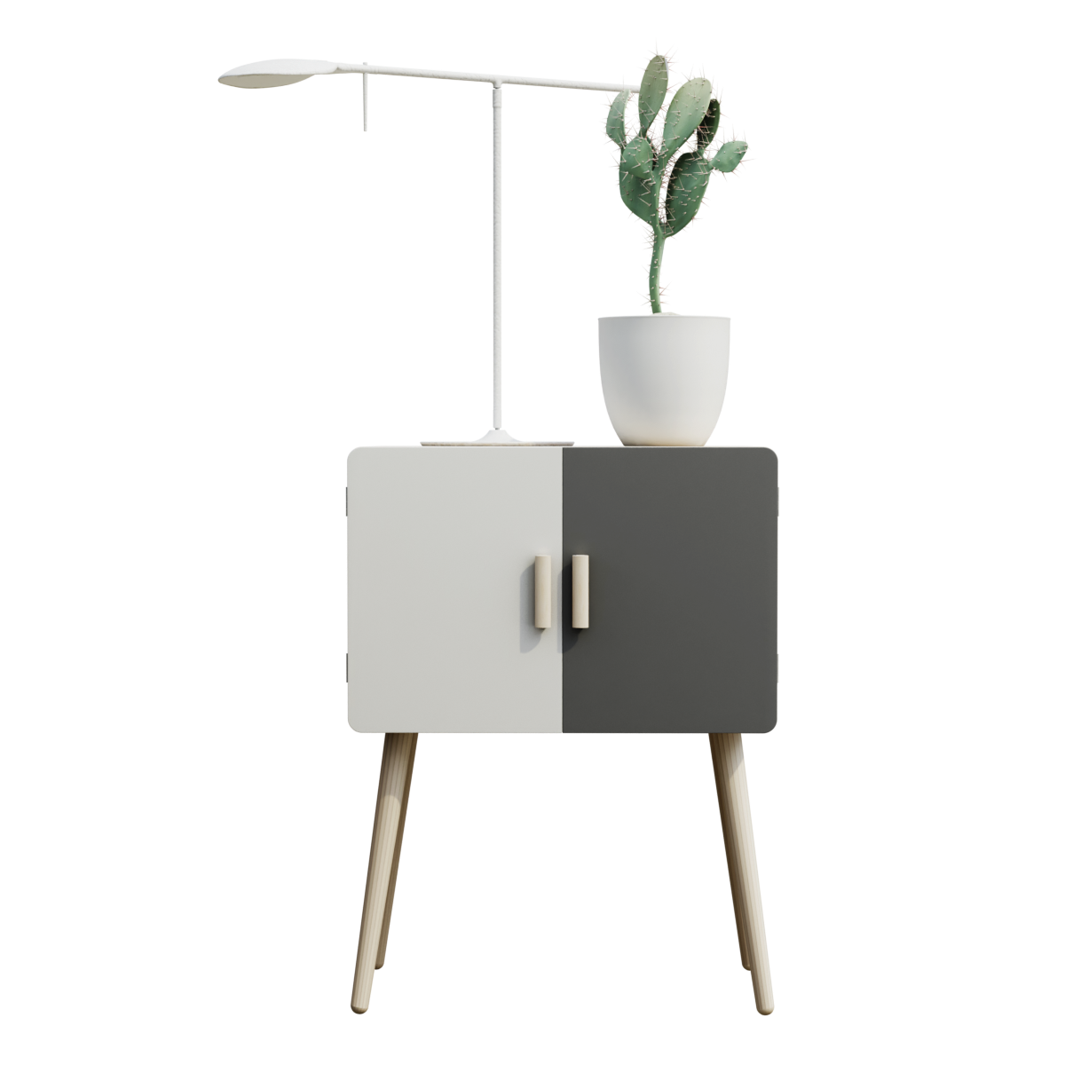 Modern bedside table Nordic ins contrasting color simple modern style bedside table bedroom storage cabinet