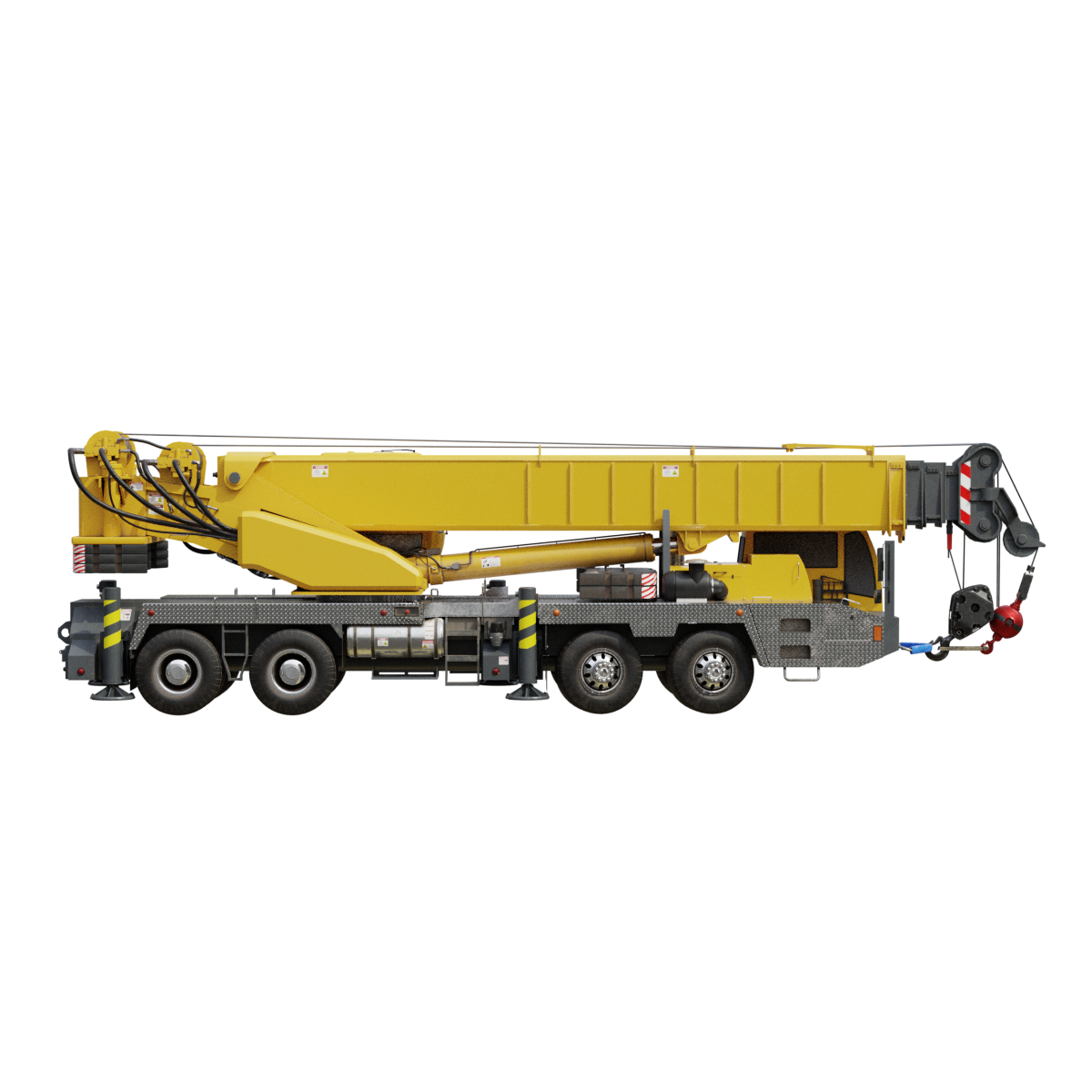 Crane, crane, truck, engineering vehicle model