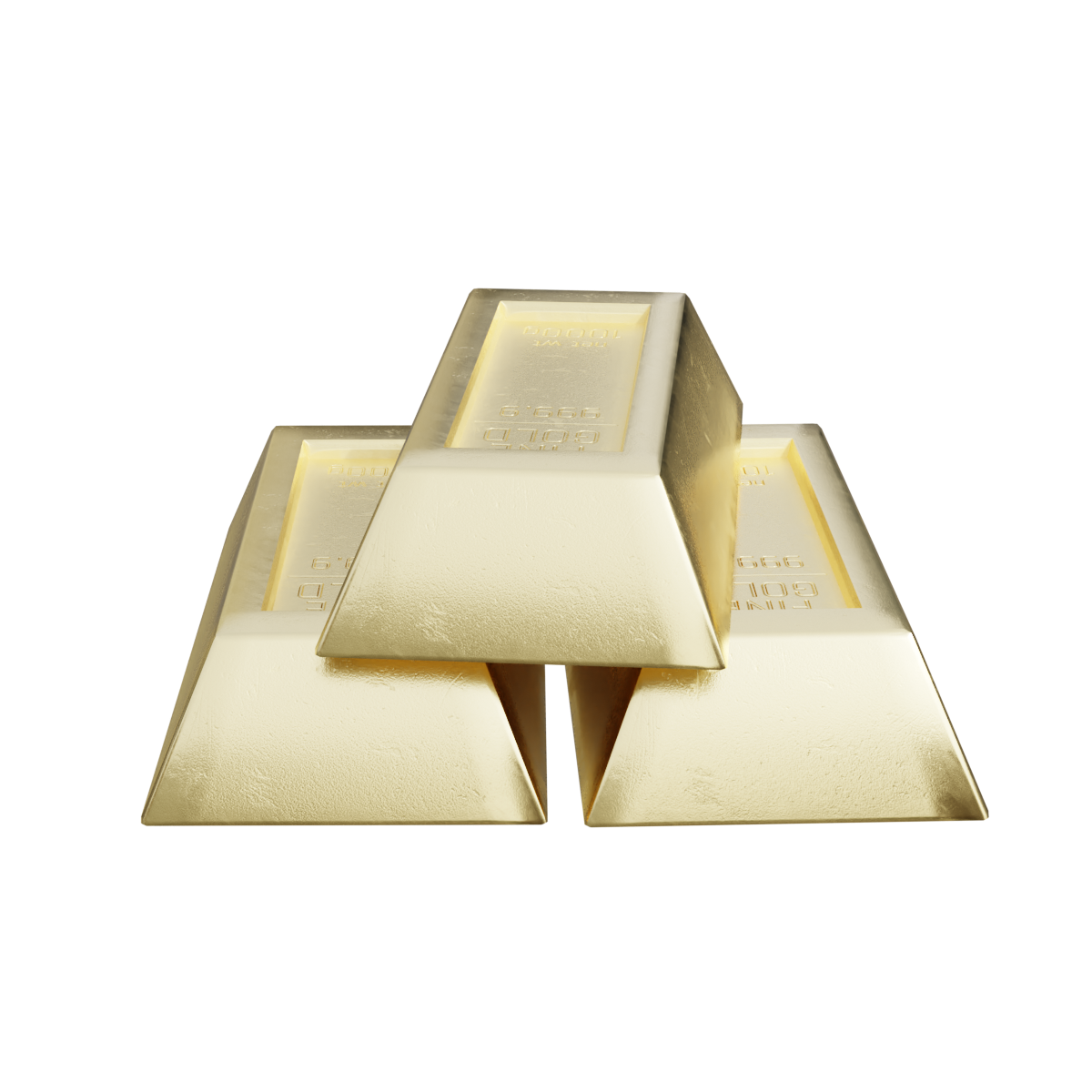 Simulation gold bar, gold brick prop, fake gold block display model