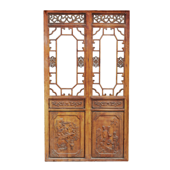 Screen hollow living room home mobile partition bedroom double-sided carved folding screen foyer screen
