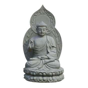 Marble Lotus Terrace Buddha statue