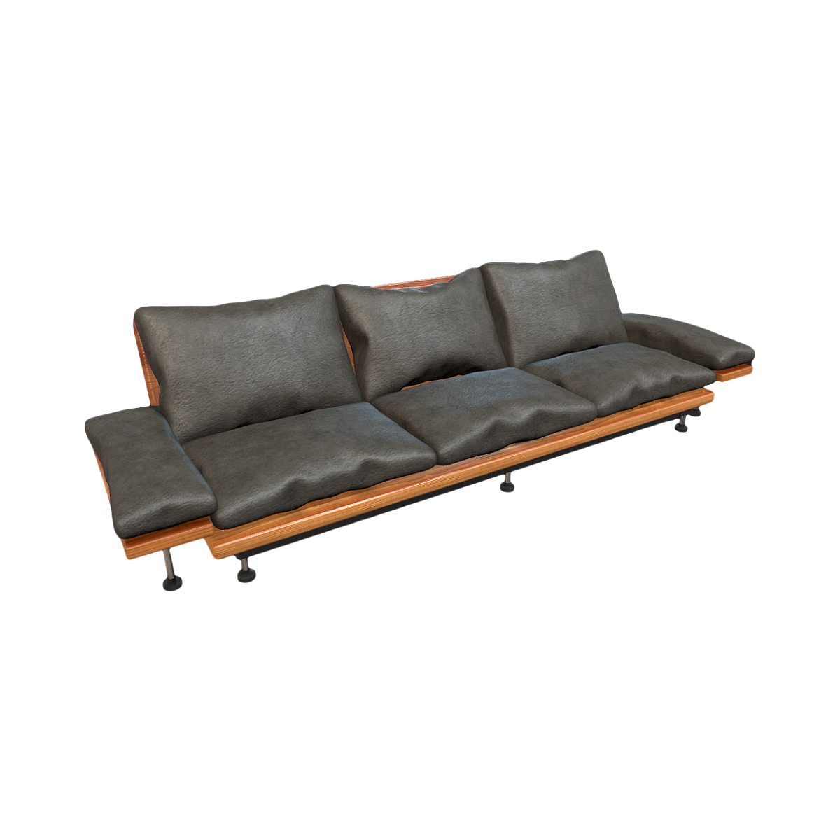 Large leather luxury sofa