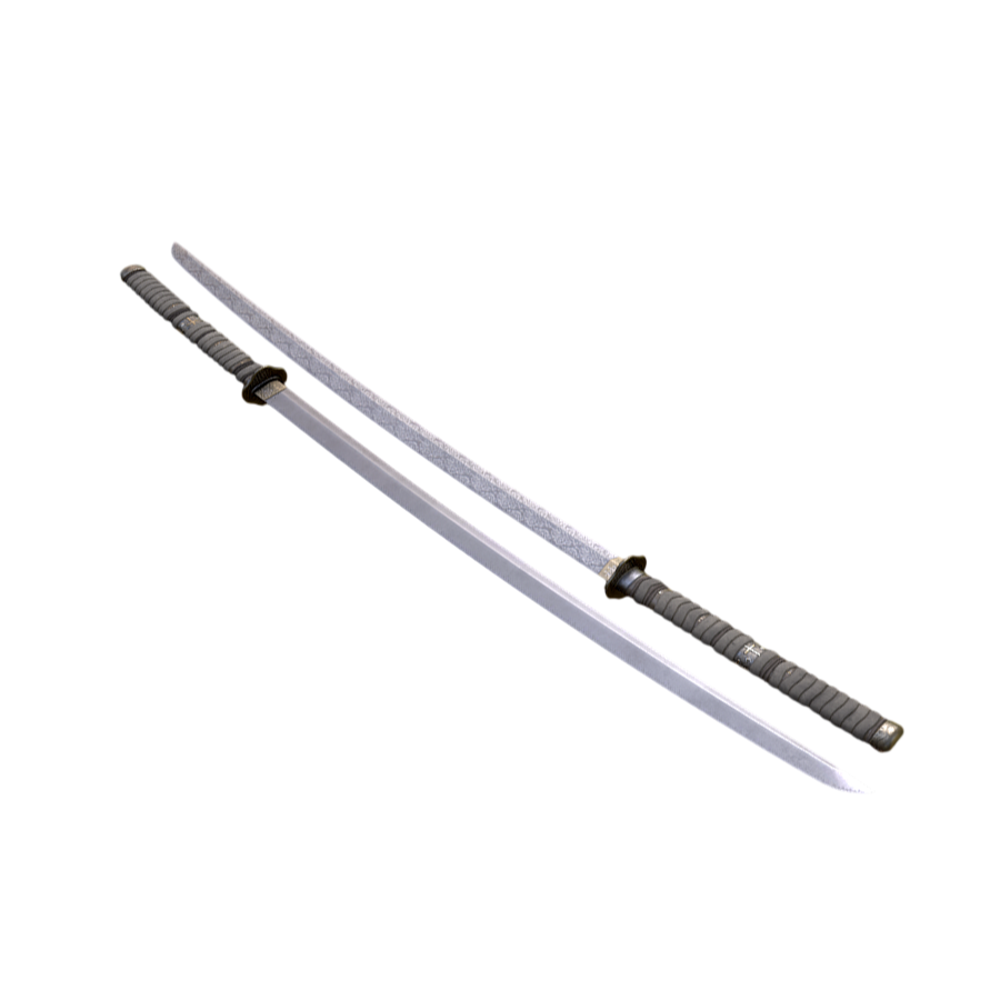 Japanese samurai sword 3D model