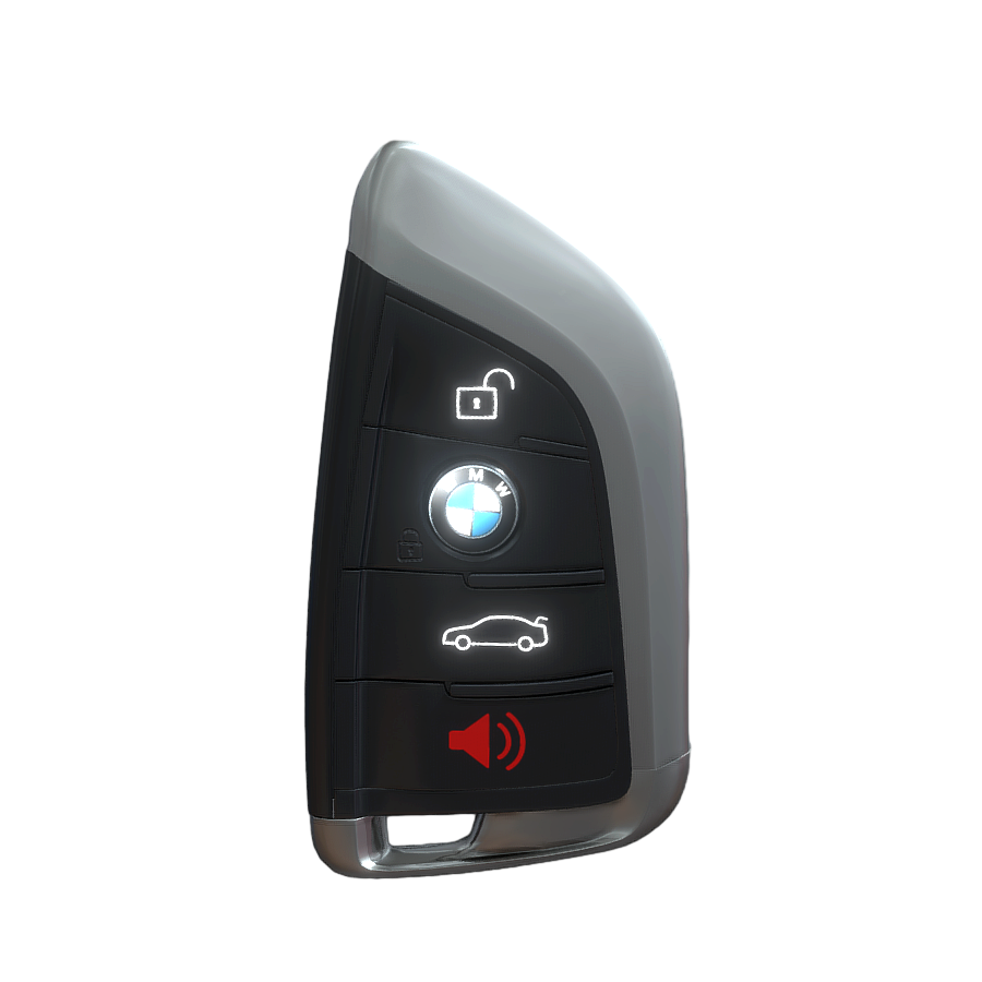 BMW Car Remote Key 3D Model