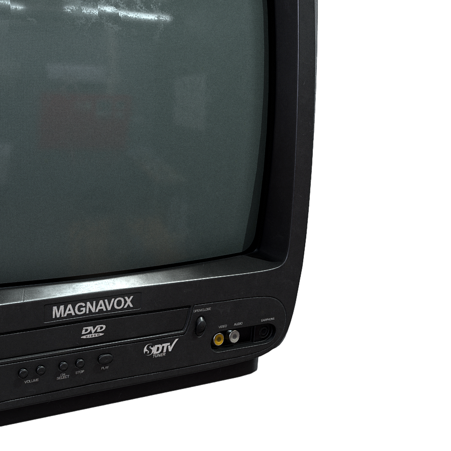 Retro vintage TV 3D model