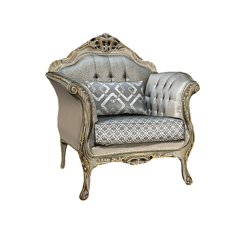 Classical European single sofa chair 3D model