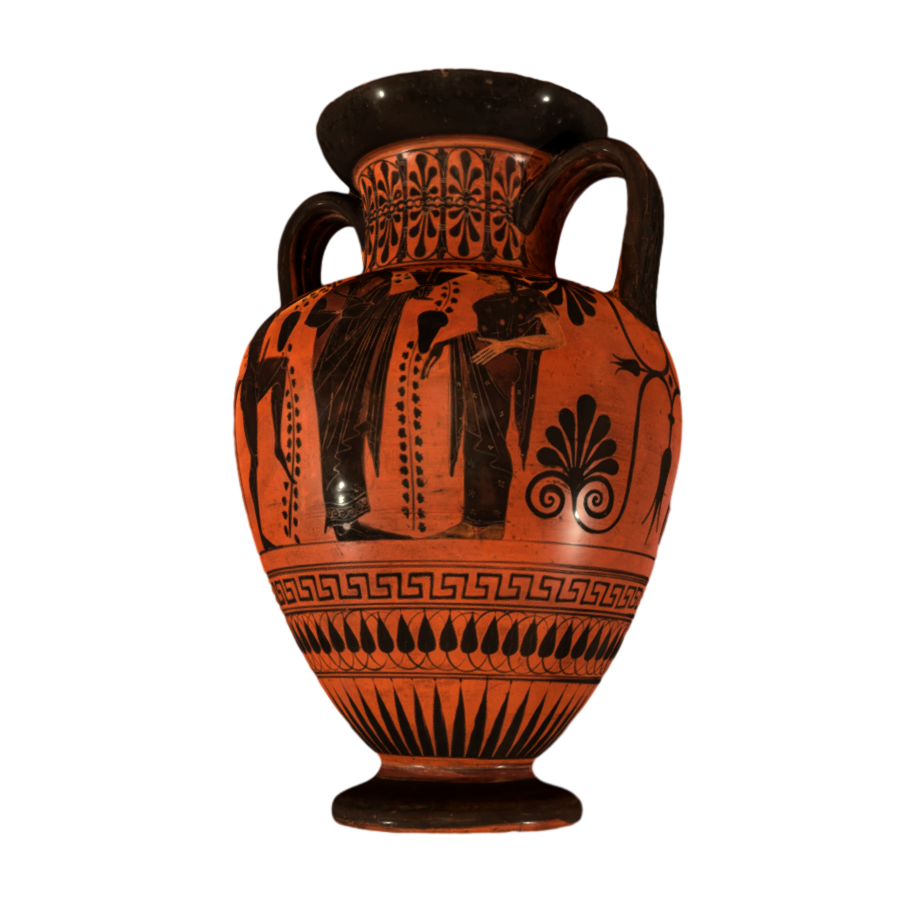 Ancient Greek Pottery Bottle 3D Model