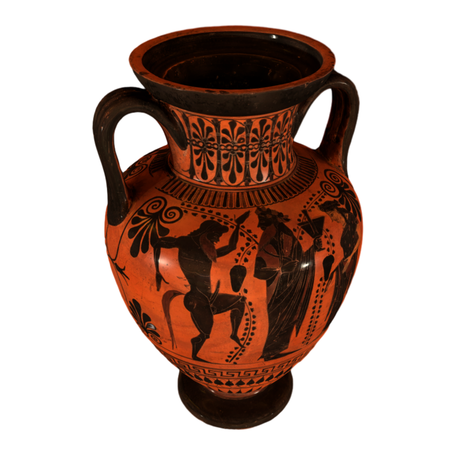 Ancient Greek Pottery Bottle 3D Model