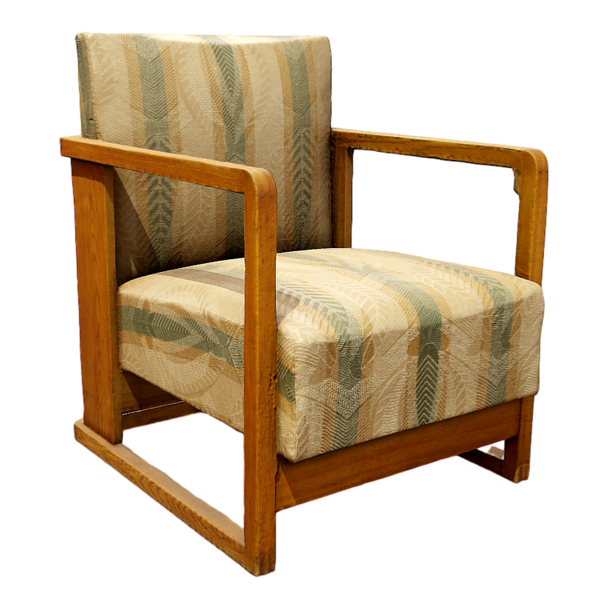Retro Solid Wood Chair 3D Model