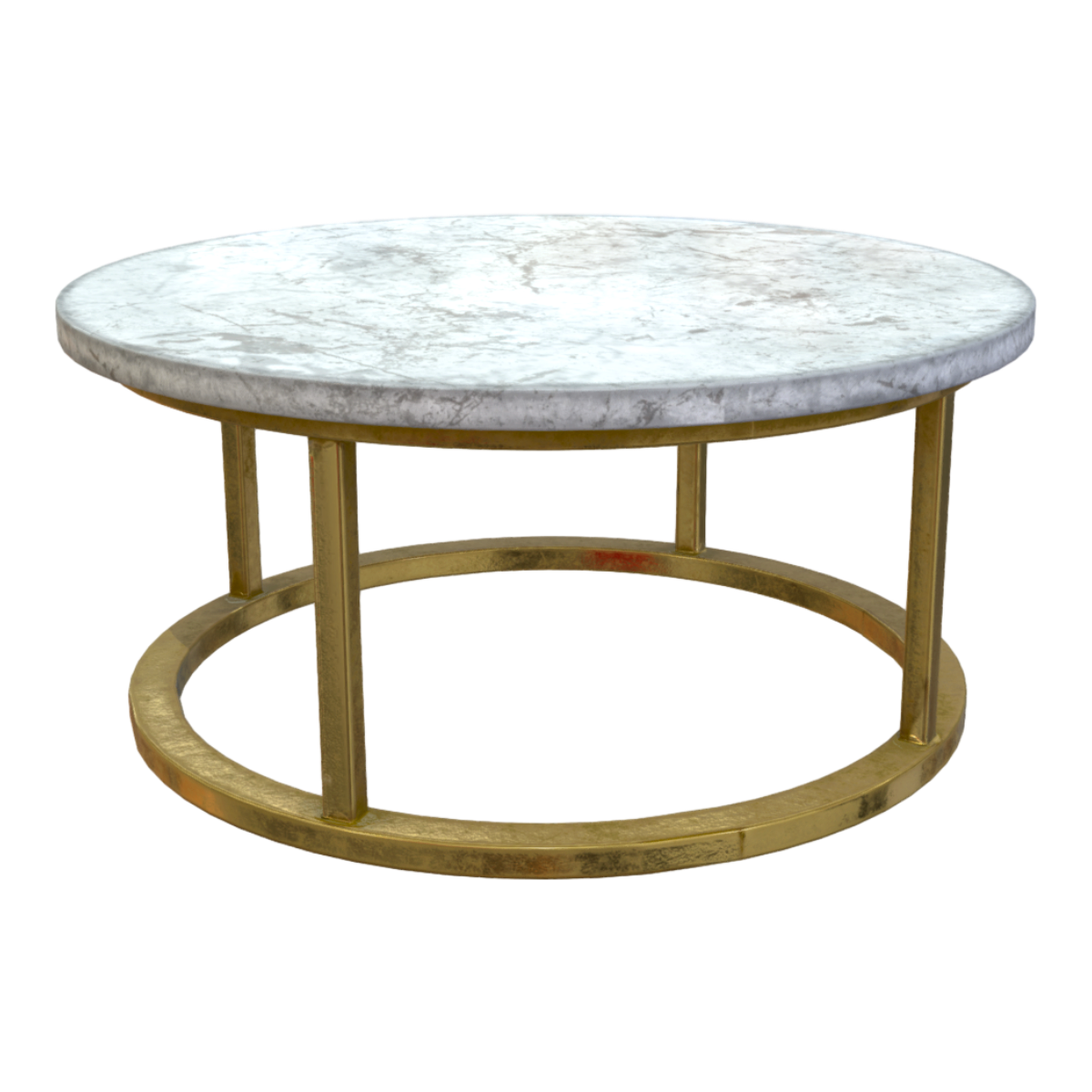 Round Marble Table 3D Model