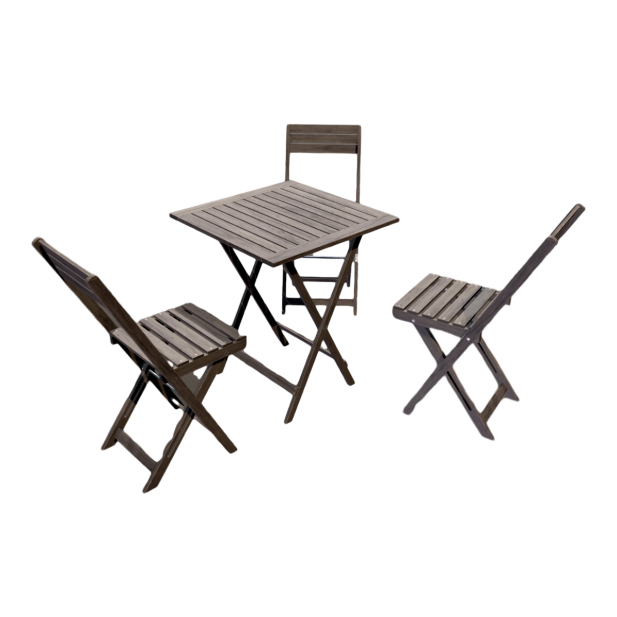 Realistic leisure tables and chairs 3D model