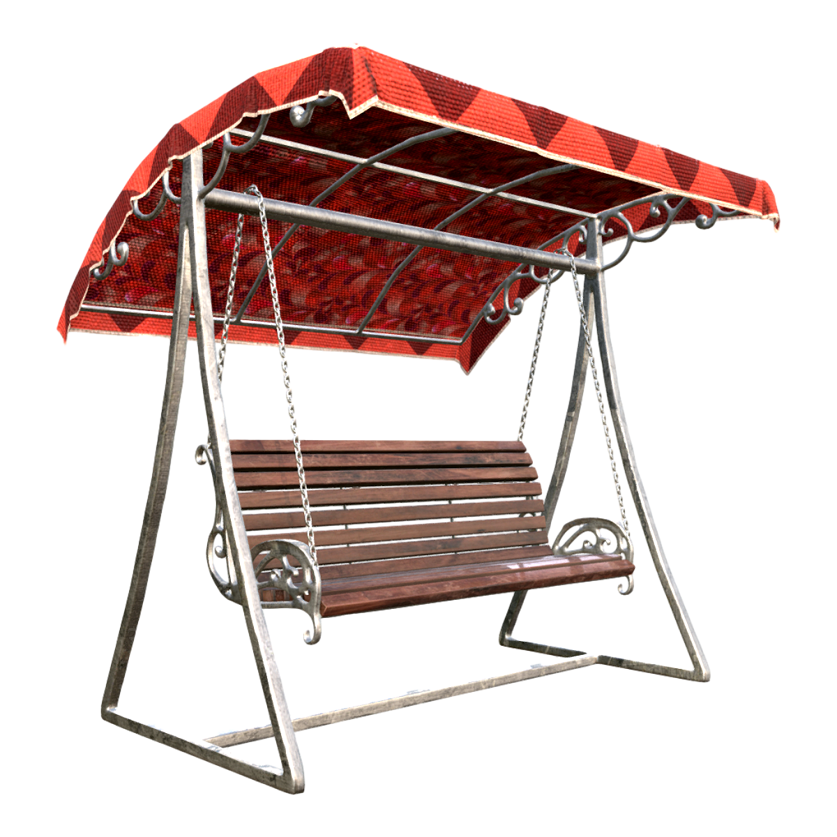 Outdoor swing chair 3D model