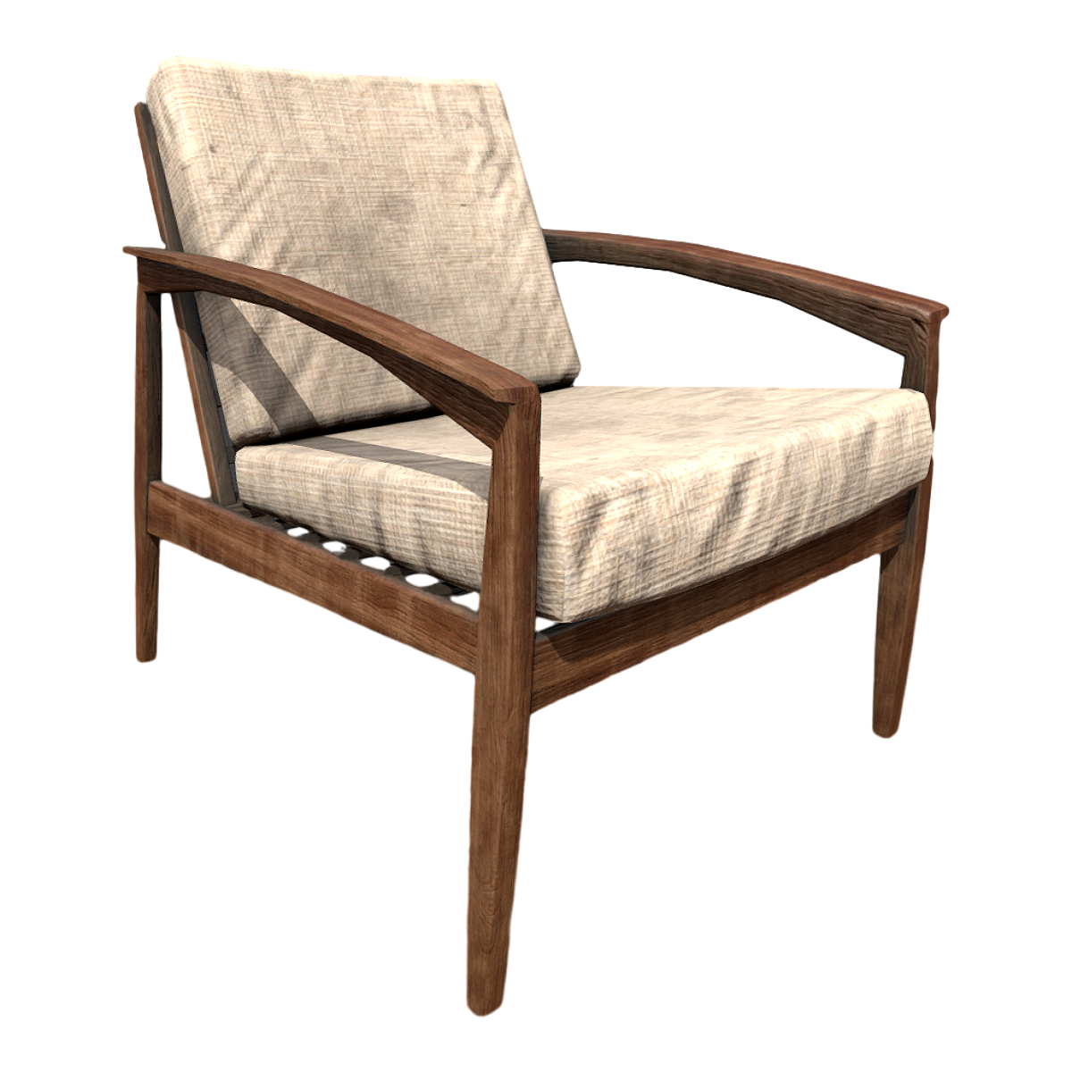Japanese leisure chair 3D model