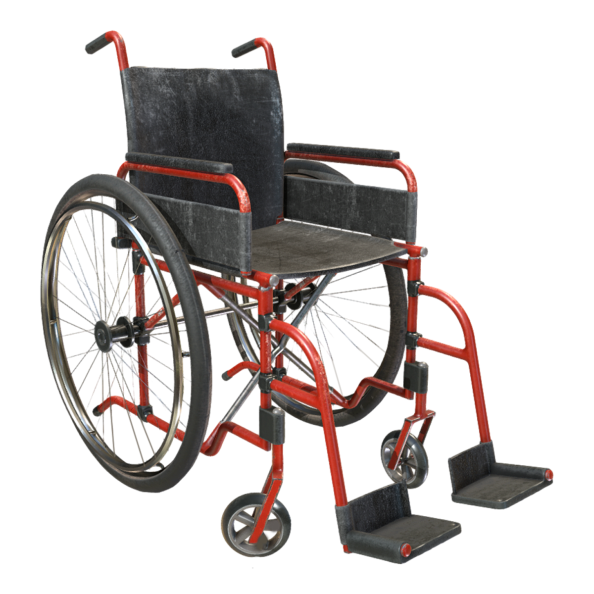 Do the old multi-function wheelchair 3D model